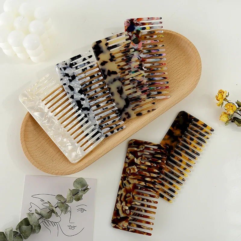 European And American Style Fashion Acetate Hair Combs 11.5cm Antistatic Eco Friendly Hair Comb For Women
European And American Style Fashion Acetate Hair Combs 11.5cm Antistatic Eco Friendly Hair Comb For Women