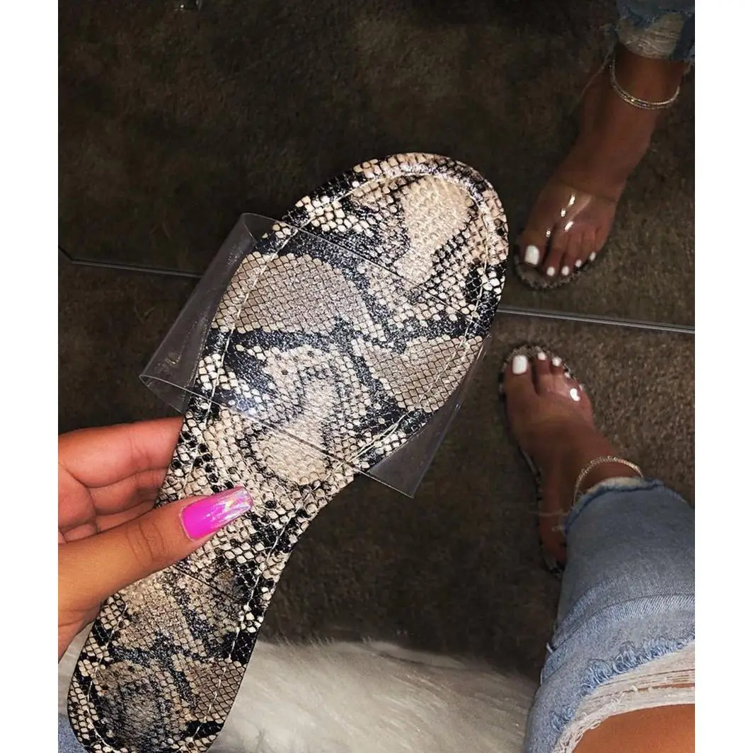 Curlyfur New 2021 Snake Skin Color Women Jelly Slippers Sandals Transparent Clear Sandals, 4 colors
Curlyfur New 2021 Snake Skin Color Women Jelly Slippers Sandals Transparent Clear Sandals, 4 colors