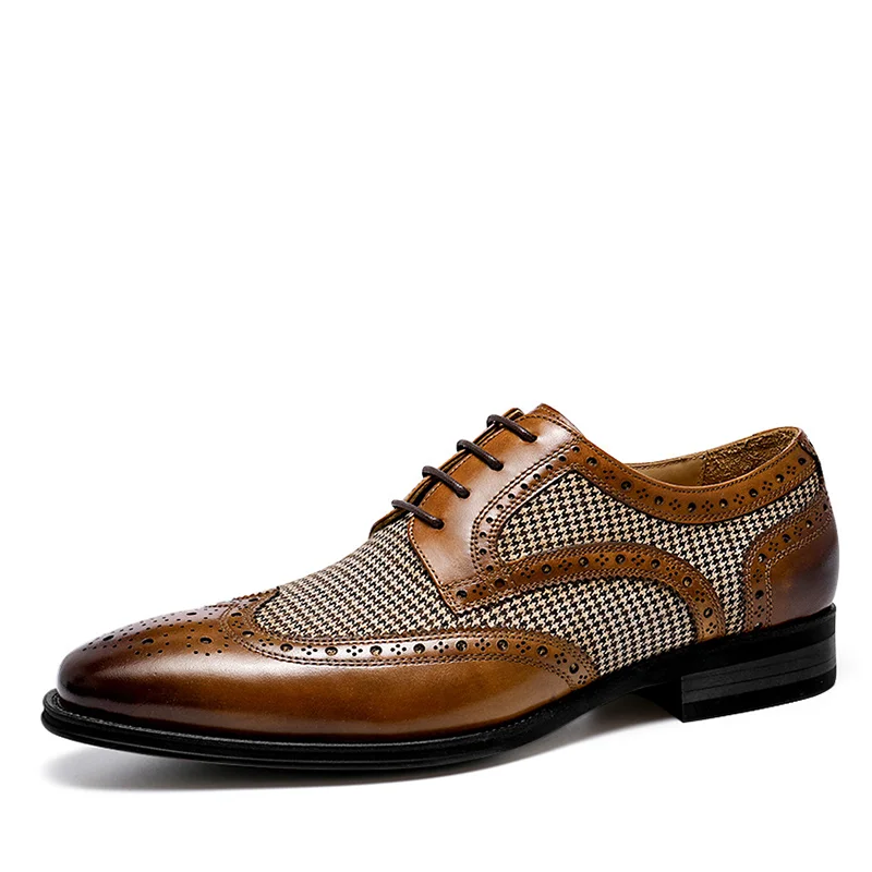 Wholesale Lightweight Brock Retro Fashion Denim Leather Shoes Hollow Business Casual Tooling Dress Shoes
Wholesale Lightweight Brock Retro Fashion Denim Leather Shoes Hollow Business Casual Tooling Dress Shoes