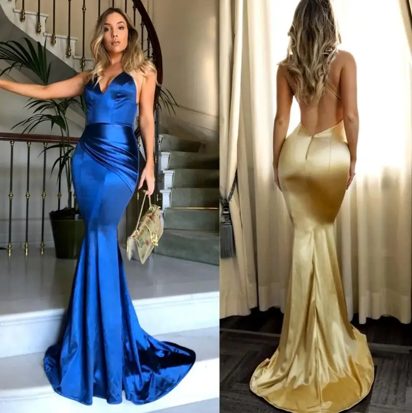 PJ2369A Europe and America foreign trade new style sexy party gallus dresses, Blue/golds
PJ2369A Europe and America foreign trade new style sexy party gallus dresses, Blue/golds