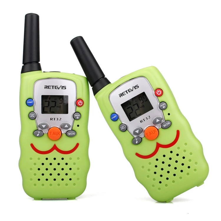 Lovely 0.5W US Frequency 462.550-467.7125MHz 22CH Handheld Walkie Talkies for Kids Children
Lovely 0.5W US Frequency 462.550-467.7125MHz 22CH Handheld Walkie Talkies for Kids Children
