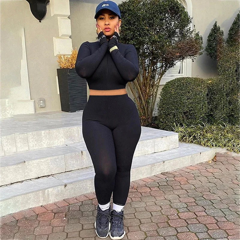 2020 new arrivals autumn designs women two pieces long sleeve top with full length casual pants set
2020 new arrivals autumn designs women two pieces long sleeve top with full length casual pants set