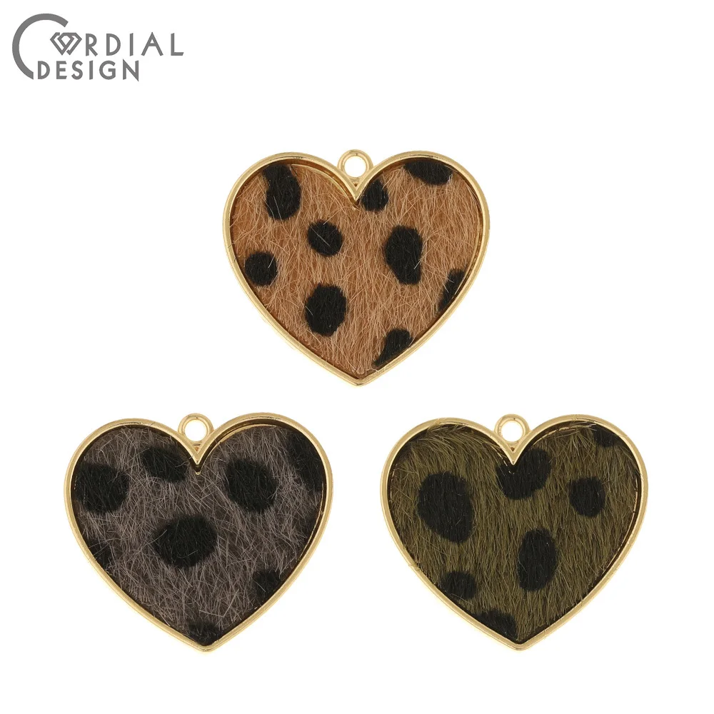 Jewelry Accessories Cordial Design 50Pcs 24*26MM Jewelry Accessories Pendants Leopard Print Effect Hand Made DIY Love Shapes
Jewelry Accessories Cordial Design 50Pcs 24*26MM Jewelry Accessories Pendants Leopard Print Effect Hand Made DIY Love Shapes