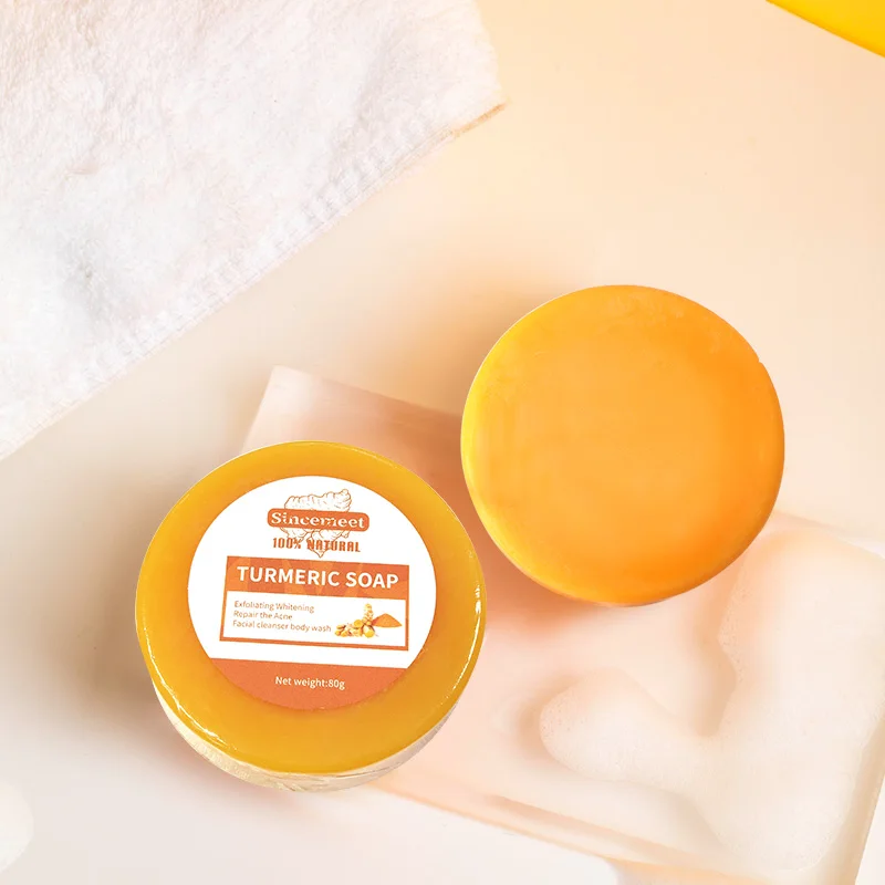 OEM 100% Natural organic whitening cleansing moisturizing face and body handmade turmeric soap, Yellow
OEM 100% Natural organic whitening cleansing moisturizing face and body handmade turmeric soap, Yellow