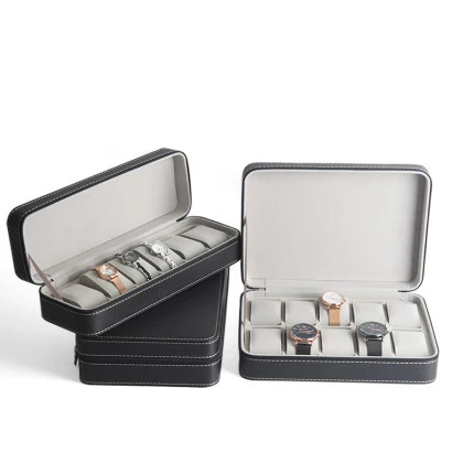 wholesale PU leather travel watch package organizer box zipper close design stock wholesale custom logo material
wholesale PU leather travel watch package organizer box zipper close design stock wholesale custom logo material