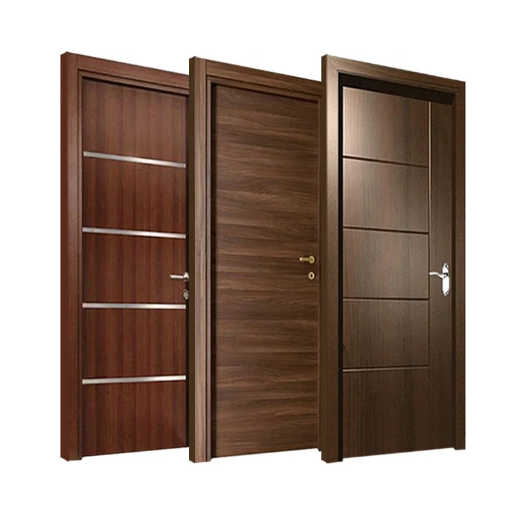Modern Black Walnut Solid Wood Door Design Swing Wooden Interior Room Door Buy Doors Wooden Interior Wooden Door Solid Wood Door Product On