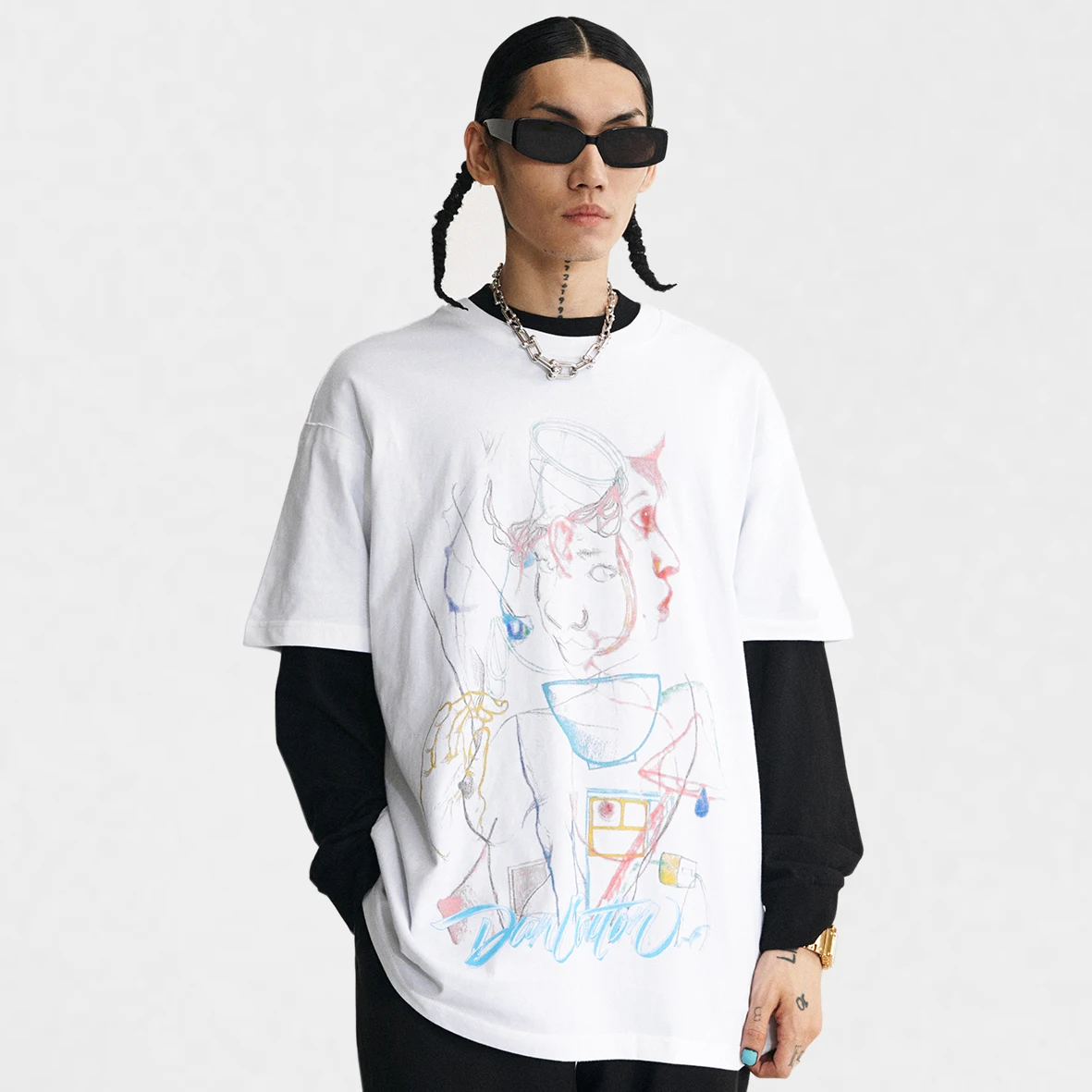 Top Selling 200G Product Black And White Short Sleeve Fashion Men T Shirt 100% Cotton Oversize Sublimation Garment
Top Selling 200G Product Black And White Short Sleeve Fashion Men T Shirt 100% Cotton Oversize Sublimation Garment