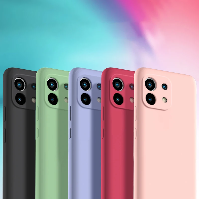 Free Sample Luxury Liquid silica gel Phone Case Cover For xiaomi mi11 11pro with Logo Cases, 6 colors
Free Sample Luxury Liquid silica gel Phone Case Cover For xiaomi mi11 11pro with Logo Cases, 6 colors