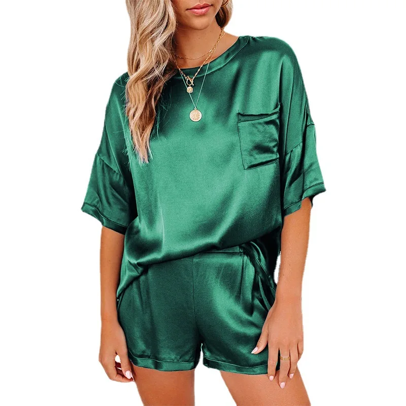 Women's Clothing Big Size 2 Piece Customized Sleepwear Homewear Satin Luxury Pajama Sets Women, Photo show
Women's Clothing Big Size 2 Piece Customized Sleepwear Homewear Satin Luxury Pajama Sets Women, Photo show