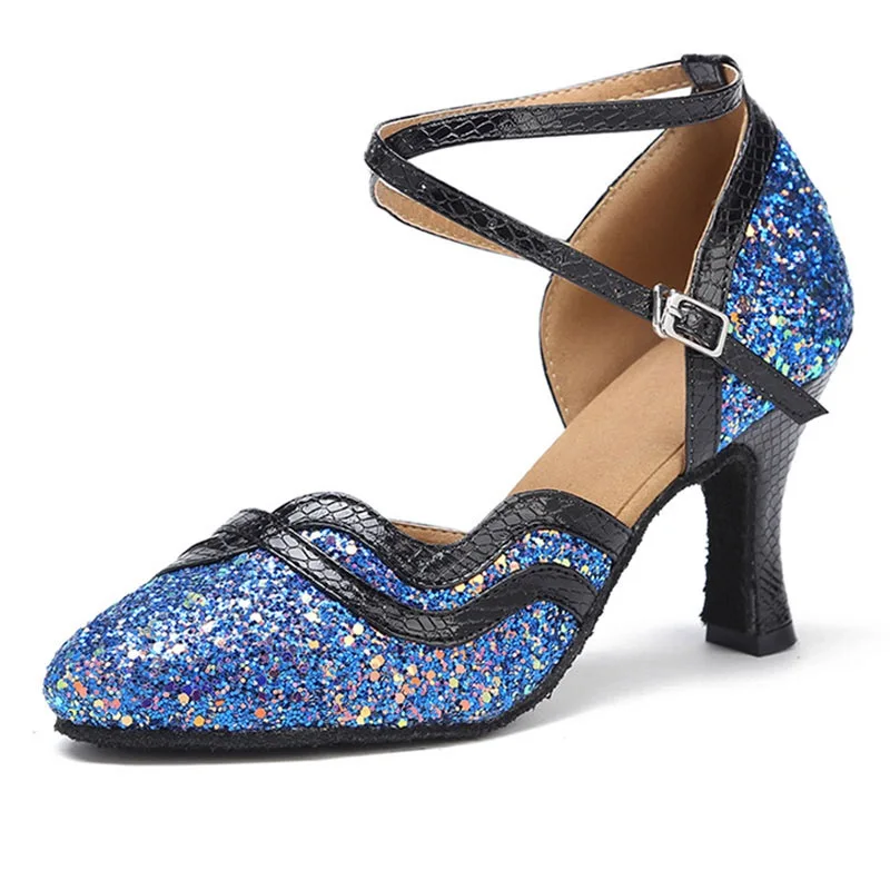 Wholesale High Quality Professional Latin Dance Shoes For Women Ballroom Shoes Ladies Dancing Shoes With 5/7/8 cm Heel, Blue,green
Wholesale High Quality Professional Latin Dance Shoes For Women Ballroom Shoes Ladies Dancing Shoes With 5/7/8 cm Heel, Blue,green