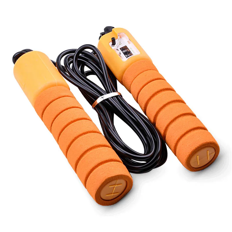 Outdoor sports fitness jump rope with counter djustable length fitness exercise cheap skipping jump rope, Blue, red, yellow
Outdoor sports fitness jump rope with counter djustable length fitness exercise cheap skipping jump rope, Blue, red, yellow
