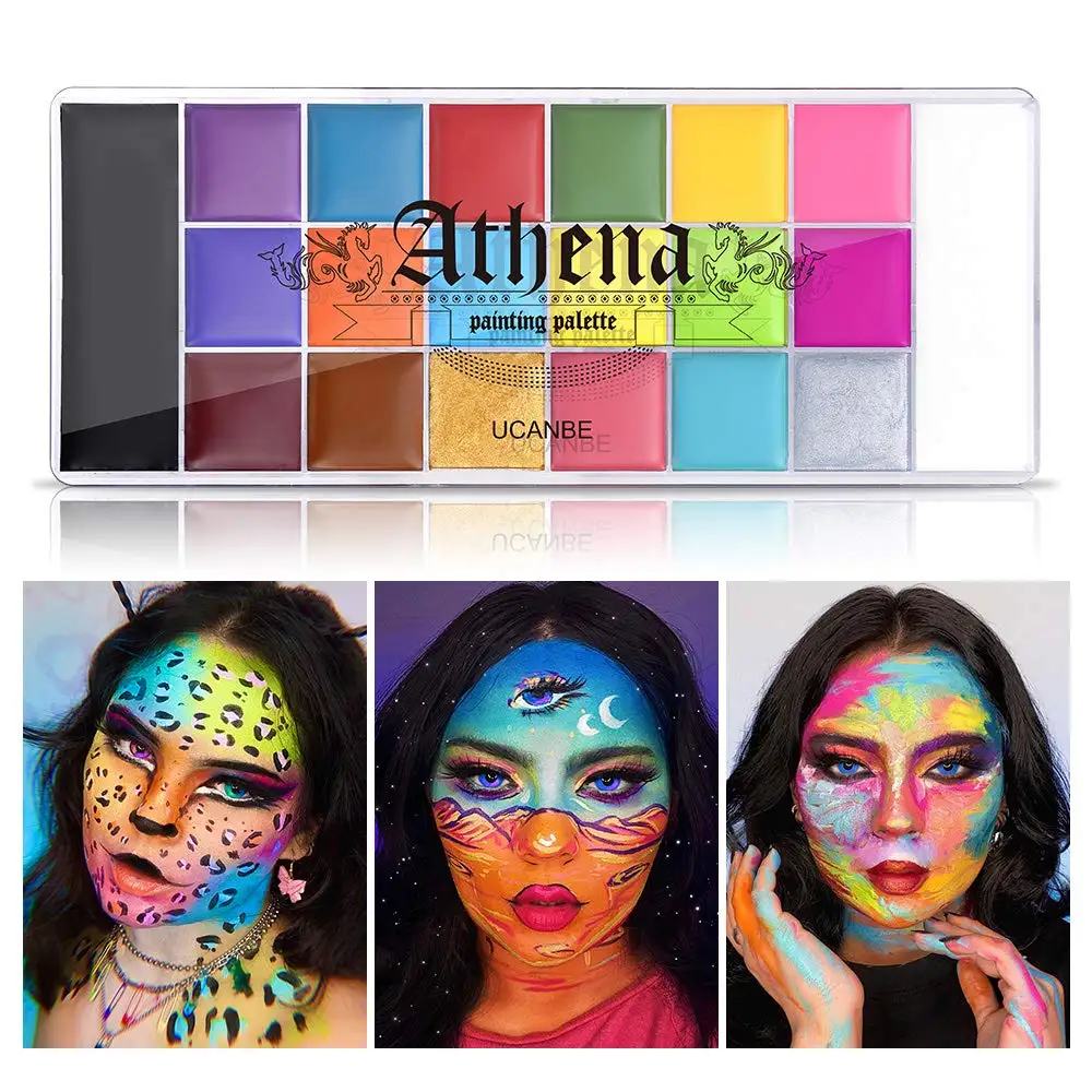 Amazon Hot-selling Professional Flash Non-toxic Safety Tattoo Halloween FX Party Artist Makeup Painting Set, 18 colors
Amazon Hot-selling Professional Flash Non-toxic Safety Tattoo Halloween FX Party Artist Makeup Painting Set, 18 colors