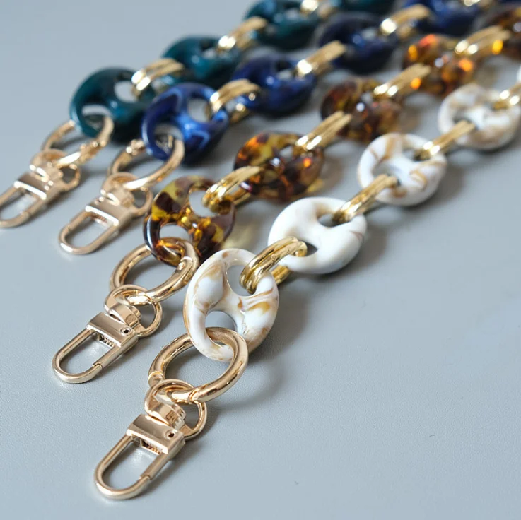 Acrylic Resin Chain Strap Fashion Colorful Bag Chain Women Bag Accessories Replaceable Bag Handle
Acrylic Resin Chain Strap Fashion Colorful Bag Chain Women Bag Accessories Replaceable Bag Handle