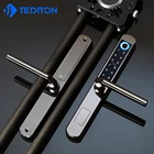 Tediton Bluetooth Smart Door Lock Waterproof Stainless Steel Sliding Gate Digital fingerprint door lock ttlock