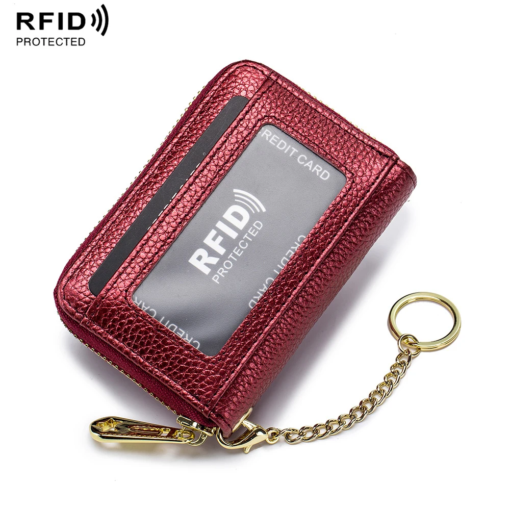 Small Mini Ladies Accordion Card Holder Wallet RFID Blocking Leather Women Credit Card Wallet, Customized color
Small Mini Ladies Accordion Card Holder Wallet RFID Blocking Leather Women Credit Card Wallet, Customized color