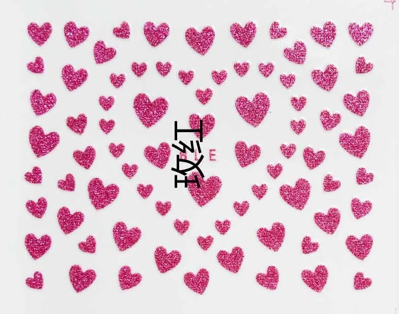 3D adhesive nail stickers ai heart green onion powder multicolor series small sheets nail stickers nail art accessories
3D adhesive nail stickers ai heart green onion powder multicolor series small sheets nail stickers nail art accessories
