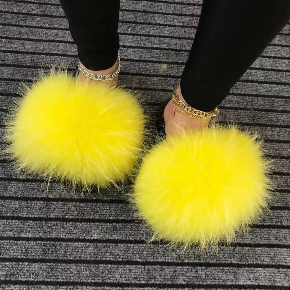 Fox fur shoe slippers women fur slippers fluffy fox fur, Color matching or can be customized according to requirements
Fox fur shoe slippers women fur slippers fluffy fox fur, Color matching or can be customized according to requirements