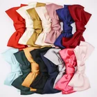 Latest Korean Style High Quality Big Bow Hair Clips Silk Fabric Smooth Butterfly Hair Barrettes for Girls
