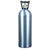 Conventional silver 8L aluminum N2O/O2/CO2 gas cylinder