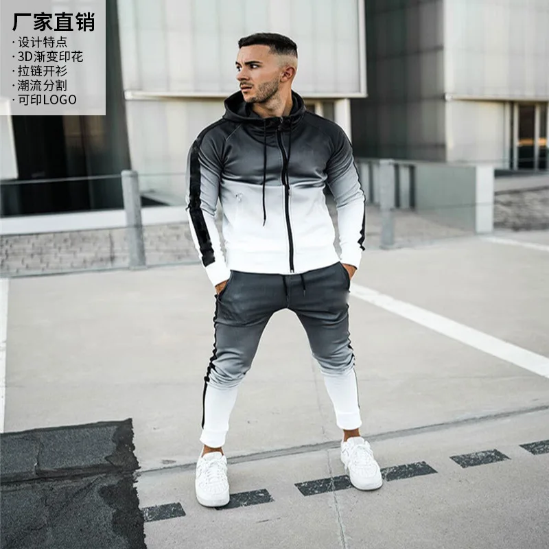 2 Piece Ombre Zipper Sweatshirt Jogging Football Plain Tracksuit Sports Wear, Customized
2 Piece Ombre Zipper Sweatshirt Jogging Football Plain Tracksuit Sports Wear, Customized