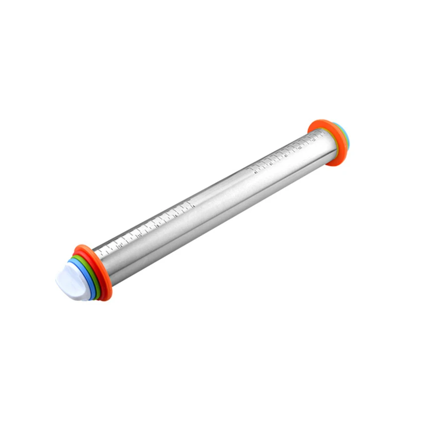 New Long Service Life Stainless Steel Rolling Pin for Baking for Baking Tool, Silver
New Long Service Life Stainless Steel Rolling Pin for Baking for Baking Tool, Silver