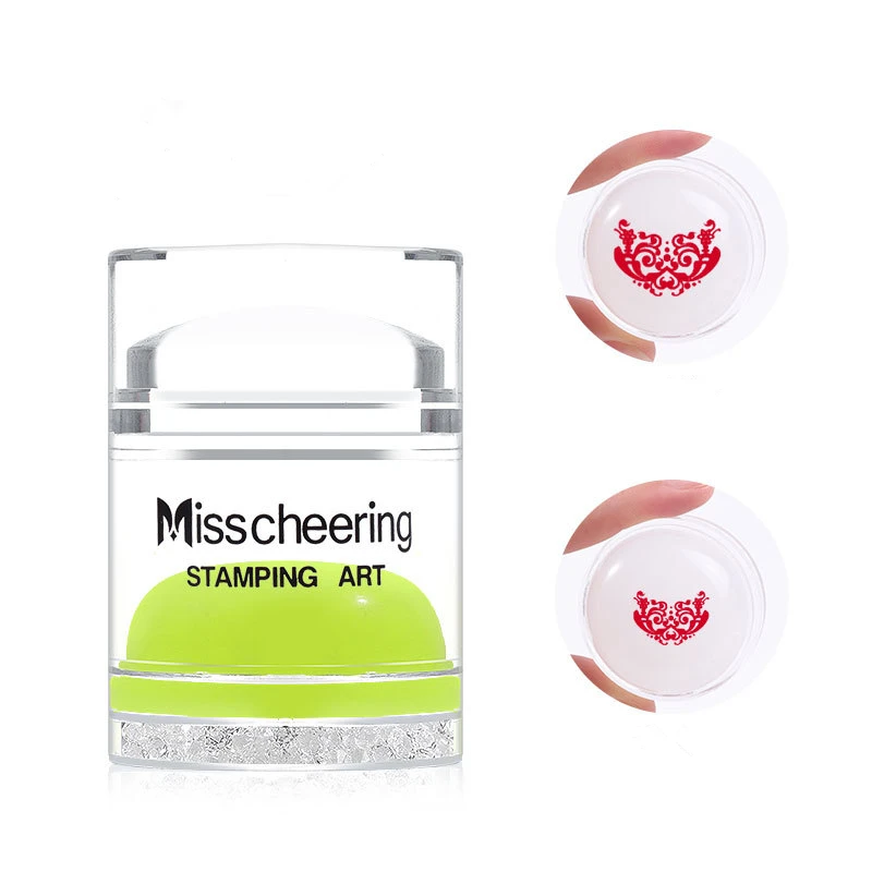 Misscheering Silicone Crystal Double Head Transparent Seal Nail Stamper Handle Nail Art Stamping Template Printing Tools, Transparent handle crystal double head
Misscheering Silicone Crystal Double Head Transparent Seal Nail Stamper Handle Nail Art Stamping Template Printing Tools, Transparent handle crystal double head
