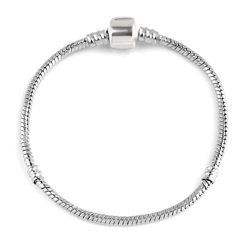 Basic Buckle Snake Bracelet DIY Beaded High Color Chain Ladies Simple Jewelry, Silver
Basic Buckle Snake Bracelet DIY Beaded High Color Chain Ladies Simple Jewelry, Silver