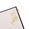 Amazon / ebay hot sales gold wine glass shape paper clip school & office use clips