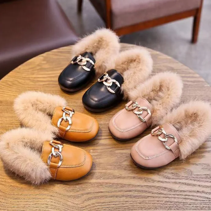 KS0463 Simple cozy kids flat shoes fashion girls pu leather shoes with fur, As picture
KS0463 Simple cozy kids flat shoes fashion girls pu leather shoes with fur, As picture