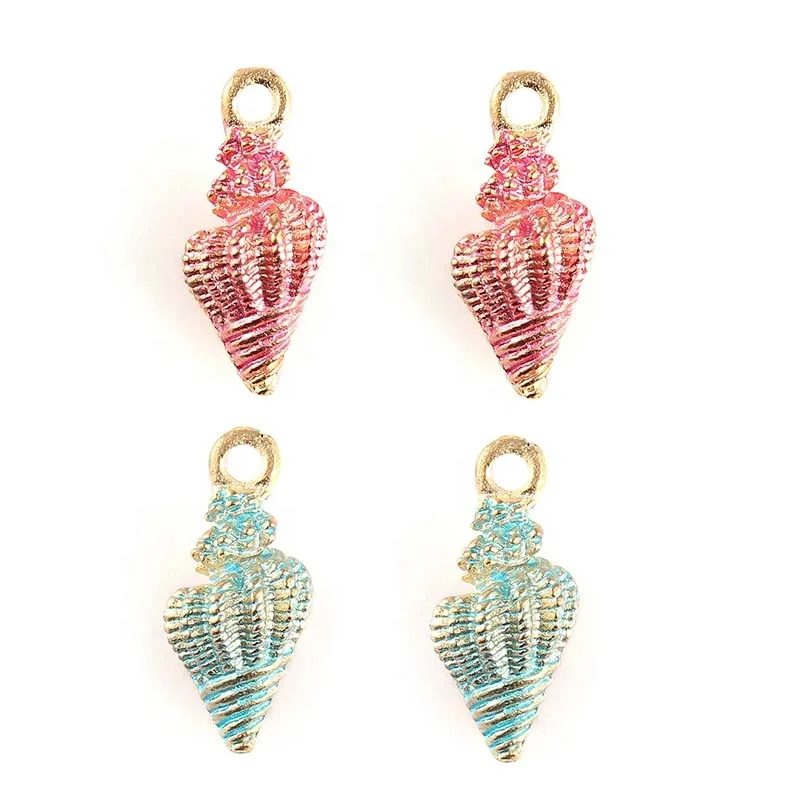 Color Ocean Series Shell Conch Charm Pendant for Women DIY Earring Bracelet Necklace Jewelry Findings 19x9mm, Golden
Color Ocean Series Shell Conch Charm Pendant for Women DIY Earring Bracelet Necklace Jewelry Findings 19x9mm, Golden