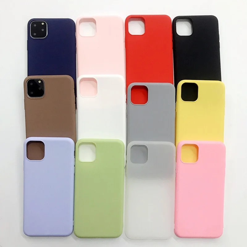 New Slim Matte Solid Color TPU Cell Phone Case for iPhone 11 5.8/6.1/6.5 inch, for iPhone 11 TPU Phone Cover, 16 colors
New Slim Matte Solid Color TPU Cell Phone Case for iPhone 11 5.8/6.1/6.5 inch, for iPhone 11 TPU Phone Cover, 16 colors