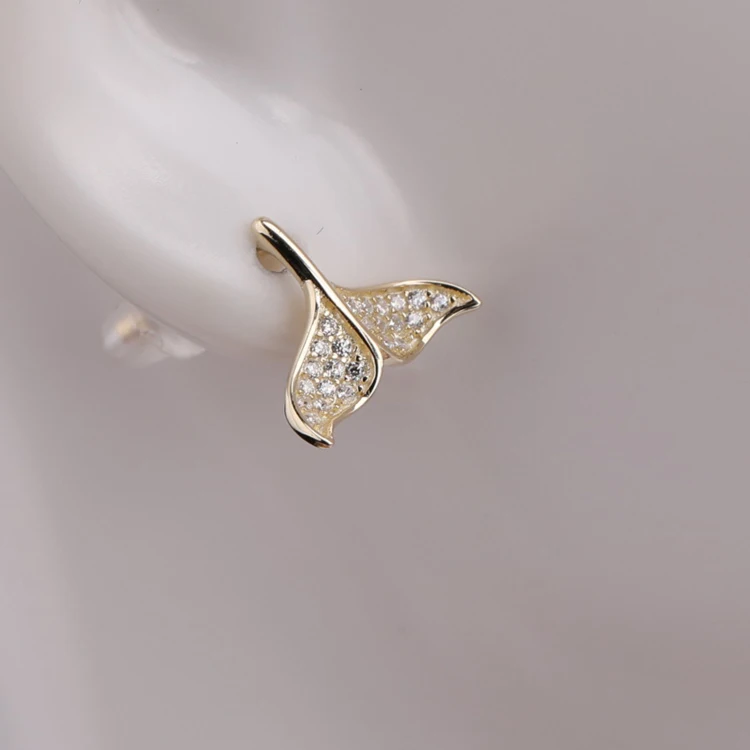 Micro Insert Fish Earring 18K Gold Plated Real 925 Sterling Silver Womens Tassel Earrings Stainless Steel Zircon, Pic
Micro Insert Fish Earring 18K Gold Plated Real 925 Sterling Silver Womens Tassel Earrings Stainless Steel Zircon, Pic