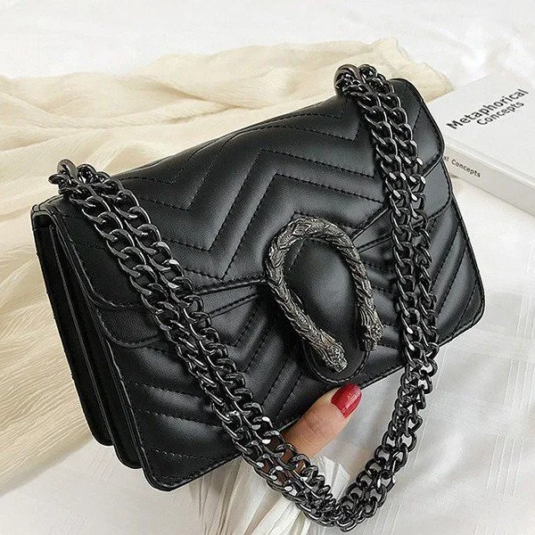 Women Simple Elegant Black Leather Handbags Women Handbags Crossbody bag purses and handbags 
Women Simple Elegant Black Leather Handbags Women Handbags Crossbody bag purses and handbags