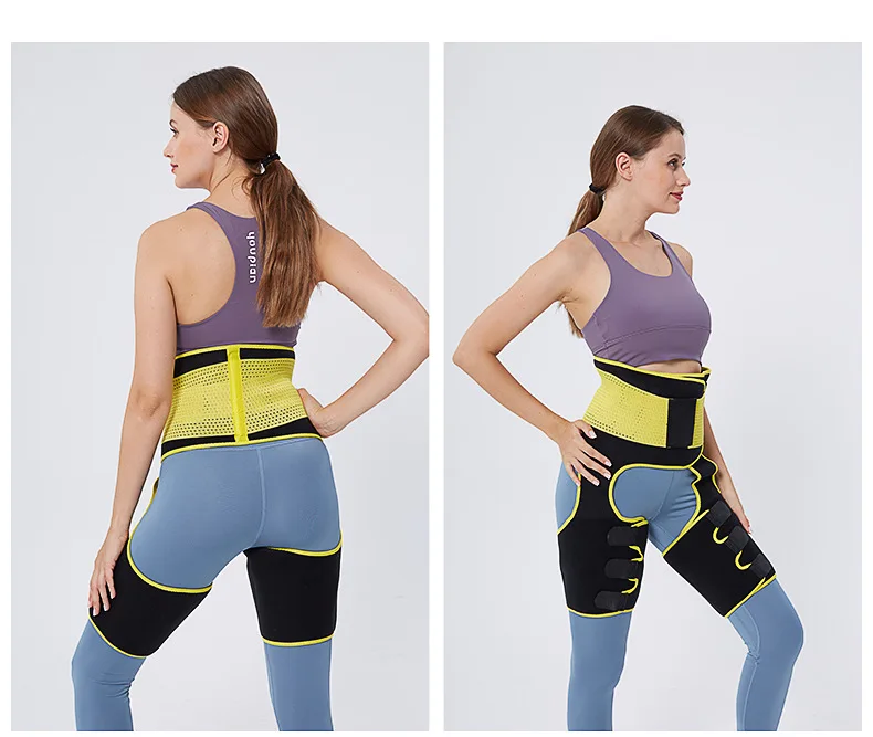 Hot sell 3 in 1 Sports Waist Thigh Trimmer Butt Lifter Weight Loss Waist Thigh Trainer Sweat Belt for Women Weight Loss Home, Multi colors or custom
Hot sell 3 in 1 Sports Waist Thigh Trimmer Butt Lifter Weight Loss Waist Thigh Trainer Sweat Belt for Women Weight Loss Home, Multi colors or custom