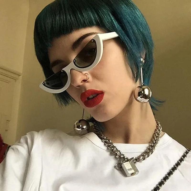 European and American new fashion sunglasses Fashion trimming Sunglasses transparent colorful versatile half frame sunglasses 51
European and American new fashion sunglasses Fashion trimming Sunglasses transparent colorful versatile half frame sunglasses 51