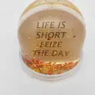 Factory price 8.5*9cm picture custom diy snow globe