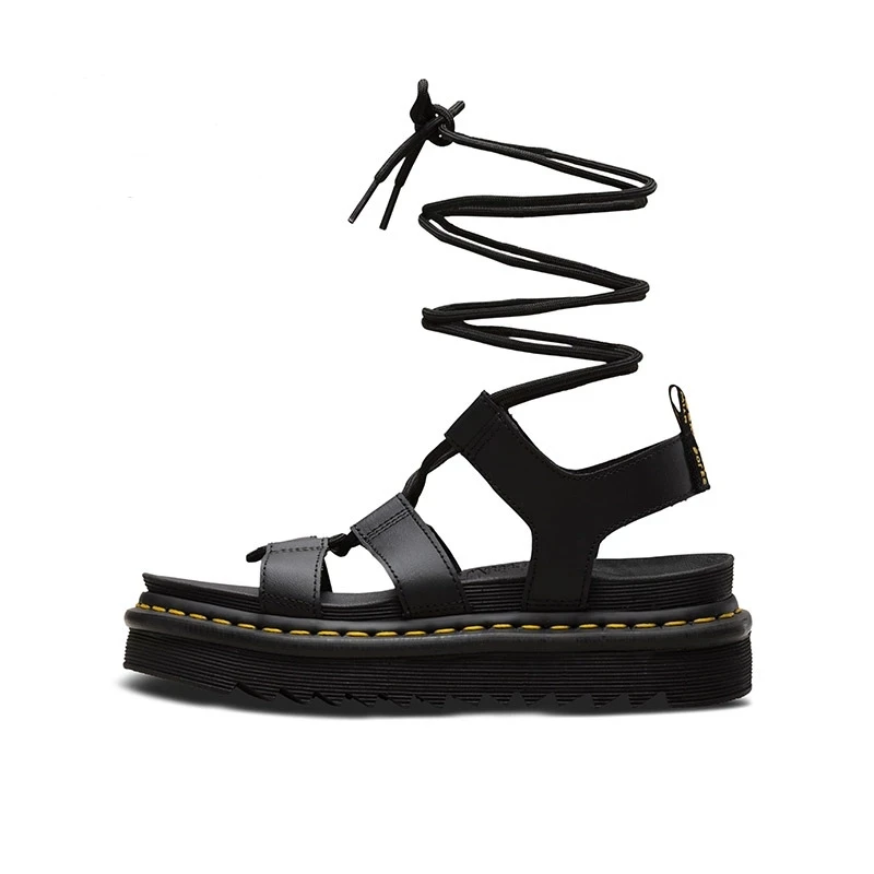 2021 New Summer Martens Women Shoes for Comfortable Soft Leather Women Sandal Thick Bottom Wedges Genuine Leather Women Sandals, Black
2021 New Summer Martens Women Shoes for Comfortable Soft Leather Women Sandal Thick Bottom Wedges Genuine Leather Women Sandals, Black