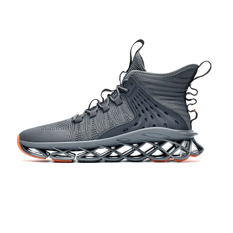 Hot casual sports shoes men high help flying woven sports soldiers running shoes, Black
Hot casual sports shoes men high help flying woven sports soldiers running shoes, Black