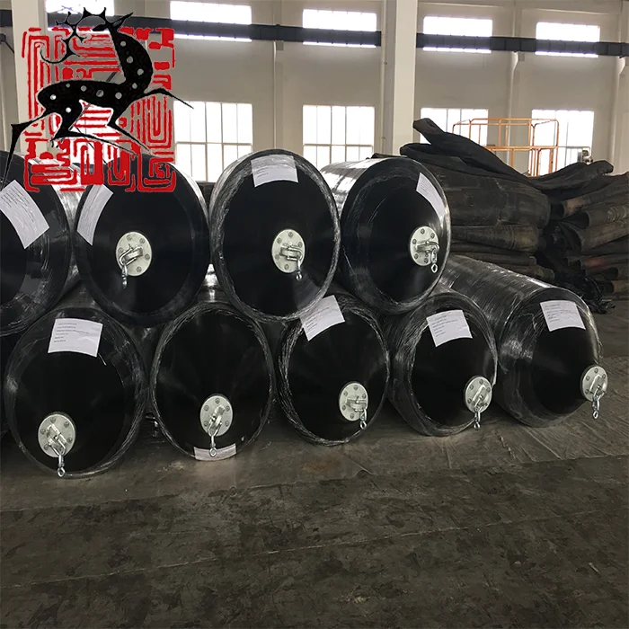 Impact resistant marine cushion foam filled rubber fender with ISO certificate