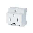 QJC Wholesale High Quality AC30 4 Plug Din Rail 25A 440V Modular Sockets Modular Switches Sockets