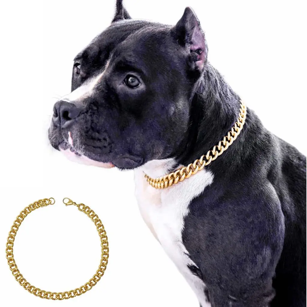 Wholesale Hot Sale Stock goods Dog Chains In Silver 18K Gold Plated Metal Stainless Steel Lead And Pet Collars
Wholesale Hot Sale Stock goods Dog Chains In Silver 18K Gold Plated Metal Stainless Steel Lead And Pet Collars