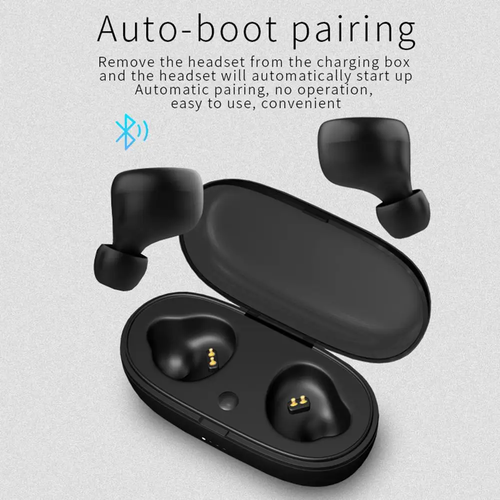 A1 TWS Bluetooth 5.0 Wireless Earphones Mini Sports Earbud Waterproof Bluetooth Headset Stereo Wireless Earphone For IOS Android - ANKUX.COM