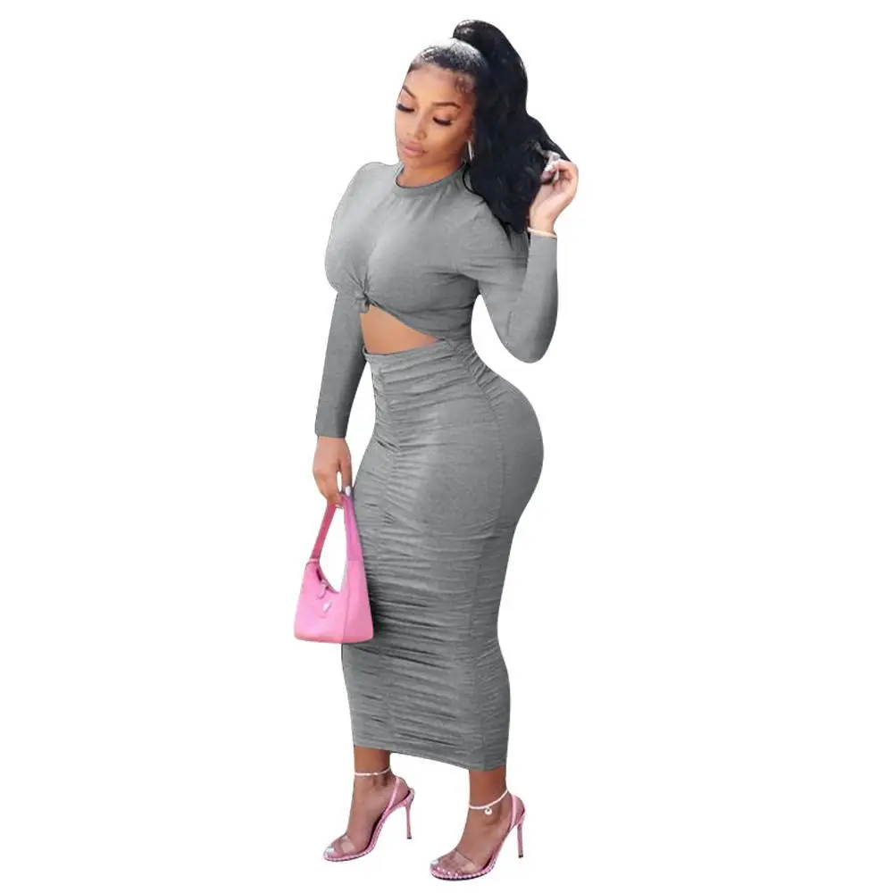 MT79-88391 2021 Autumn Sexy Women Hollow Out Pleated Dresses Knit Pencil Skirt Maxi Bodycon Dress
MT79-88391 2021 Autumn Sexy Women Hollow Out Pleated Dresses Knit Pencil Skirt Maxi Bodycon Dress