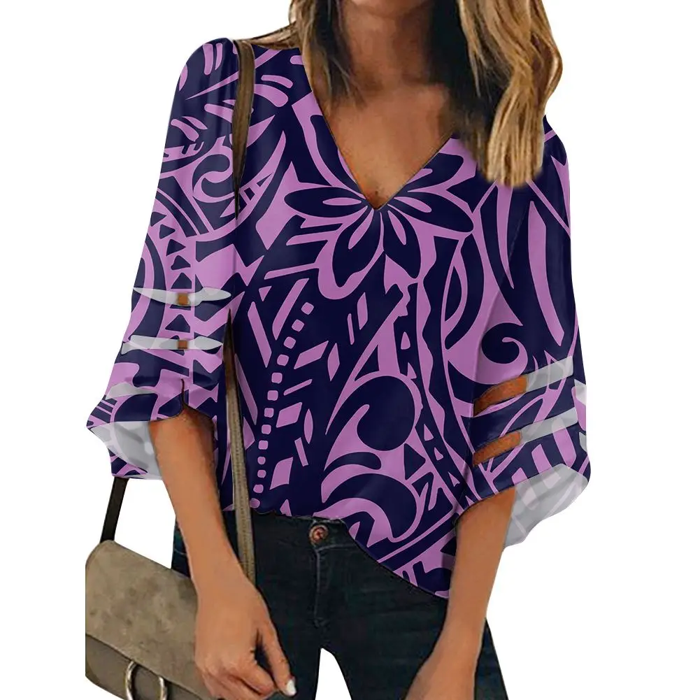 Brand Clothes Womens Polynesian Traditional Tribal Print Casual VWomen Blouses And Tops Lady Blouse Femme Tshirt Women Blouse, Customized color
Brand Clothes Womens Polynesian Traditional Tribal Print Casual VWomen Blouses And Tops Lady Blouse Femme Tshirt Women Blouse, Customized color