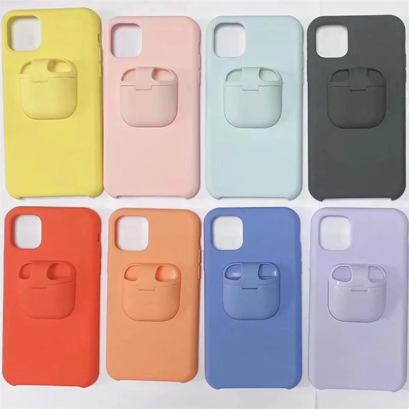 2 in 1 Silicone Phone Case With Earphone Holder For airpod carrier for iphone 13 case
2 in 1 Silicone Phone Case With Earphone Holder For airpod carrier for iphone 13 case