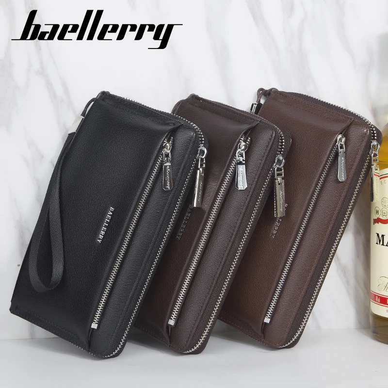 Baellerry Wholesale Long PU Zipper Wallet Men Messenger Bags Large Capacity Cell Phone Wallet Men Clutch Bag, Black, coffee,brown or customize color
Baellerry Wholesale Long PU Zipper Wallet Men Messenger Bags Large Capacity Cell Phone Wallet Men Clutch Bag, Black, coffee,brown or customize color