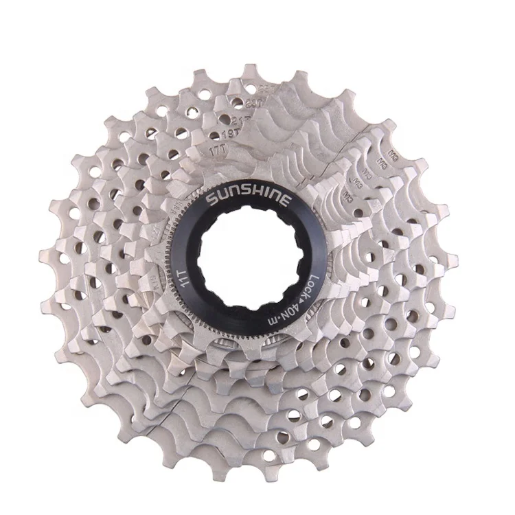 8 9 10 11 12T Speed Bicycle Freewheel Road Bike 9S Cassette MTB Freewheel Bike, Silver
8 9 10 11 12T Speed Bicycle Freewheel Road Bike 9S Cassette MTB Freewheel Bike, Silver