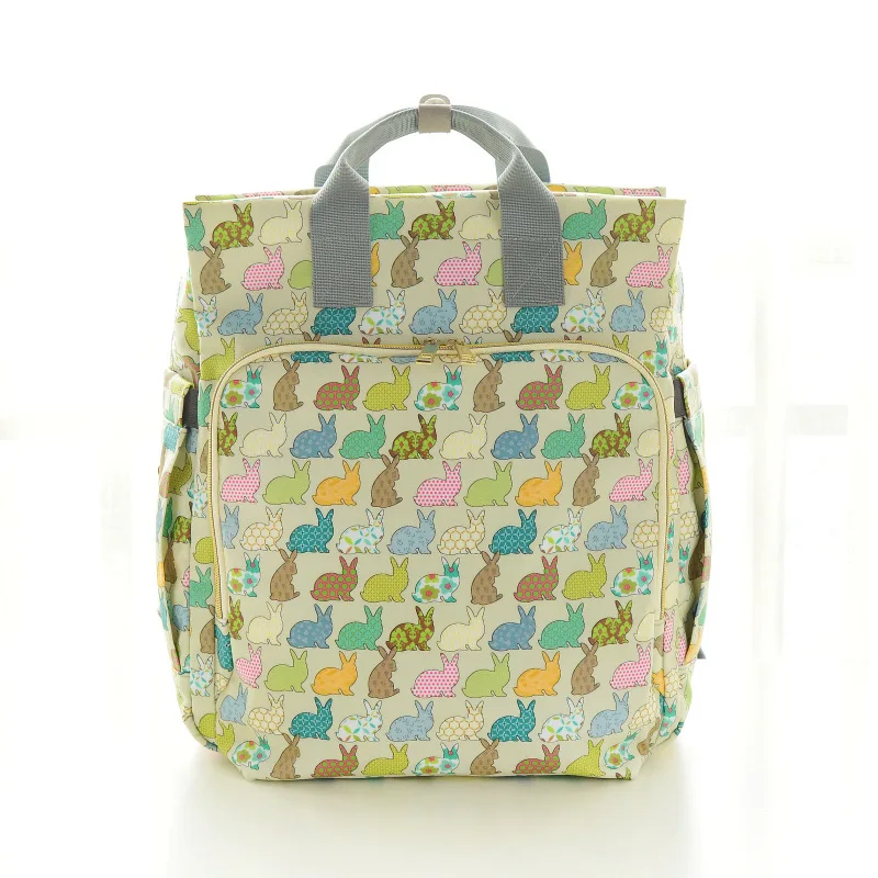 New fashion trend multi-functional waterproof mother baby bag with two shoulders, Customized
New fashion trend multi-functional waterproof mother baby bag with two shoulders, Customized