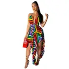 Oversize Stripe Summer Ladies Casual Clothes Women T shirt Dress