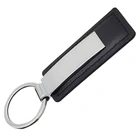 Free Sample Wholesale Price Custom Logo Black Metal Leather Keychain For Game Gifts